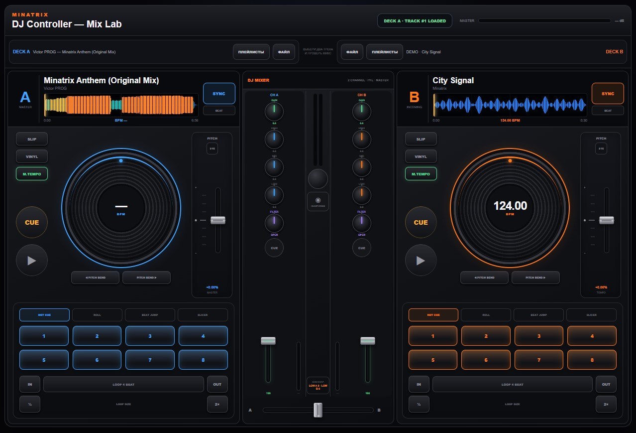 Web DJ Controller