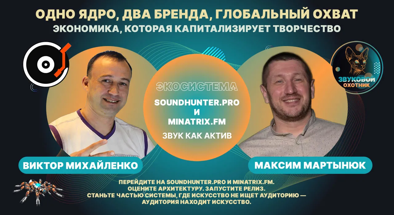 Звук как актив: как экосистема «Звуковой Охотник и Minatrix.FM» превращает музыку в предсказуемый бизнес