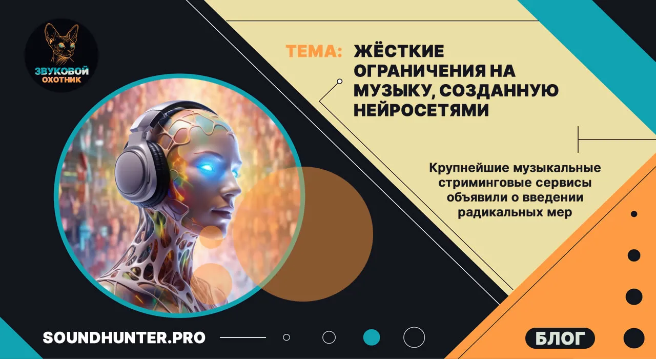 Стриминговые платформы вводят жесткие ограничения на музыку, созданную нейросетями
