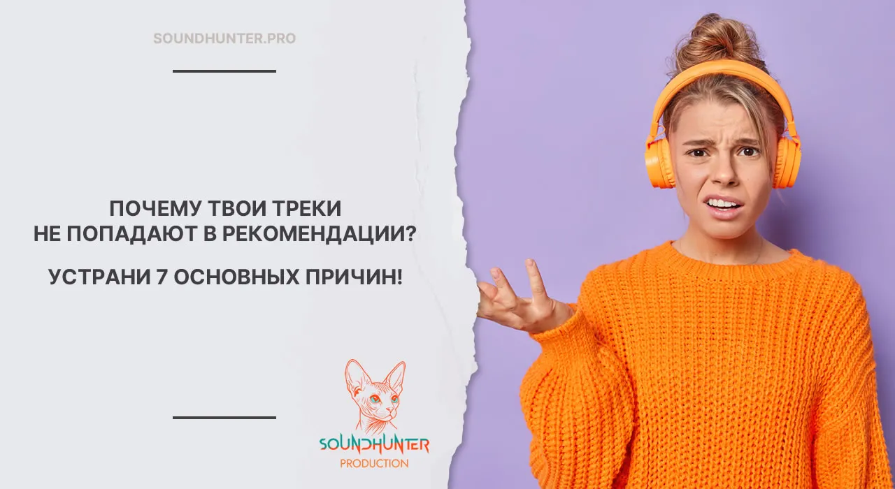 ПОЧЕМУ ТВОИ ТРЕКИ НЕ ПОПАДАЮТ В РЕКОМЕНДАЦИИ?  УСТРАНИ 7 ОСНОВНЫХ ПРИЧИН!