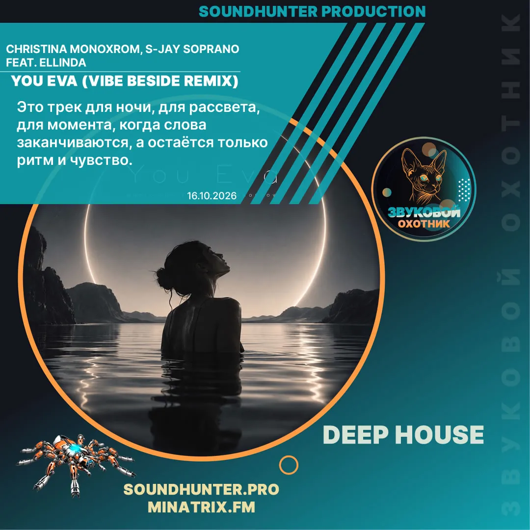 Christina Monoxrom, S-Jay Soprano, feat. ELLINDA - You Eva (Vibe Beside Remix)